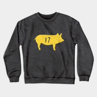 Yellow pig day Crewneck Sweatshirt